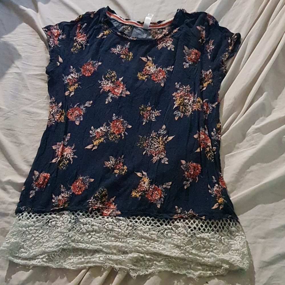 Top with lace bottom